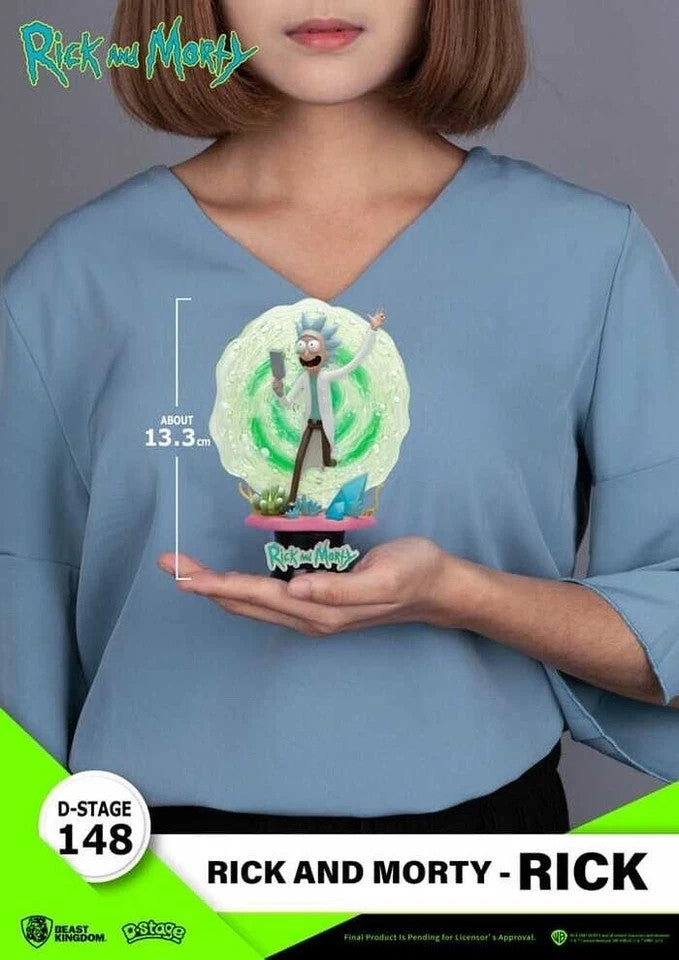 Rick & Morty D-Stage PVC Diorama Rick 14 Cm Beast Kingdom Toys