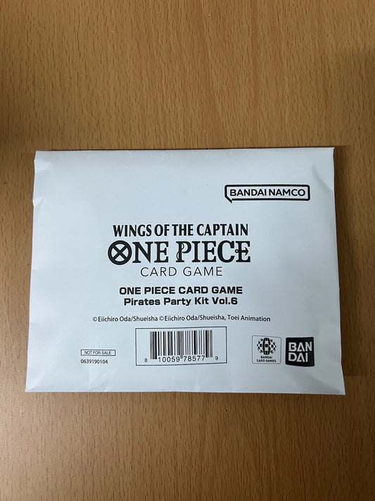 One Piece Pirates party kit vol 6 Sealed Wings of the Captain ENG CHIUSO - NUOVO