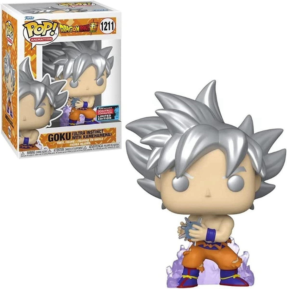 Funko Pop! Dragon Ball Z - Goku (Ultra Instict with Kamehameha) #1211 Limited