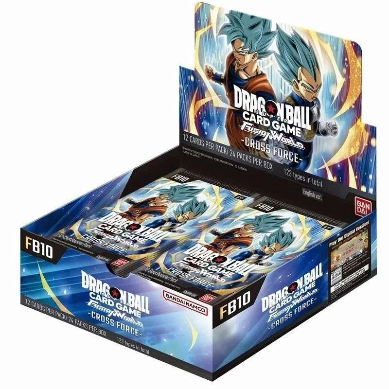 Dragon Ball Super Fusion World FB10 Cross Force Booster Box ENG Sealed NEW