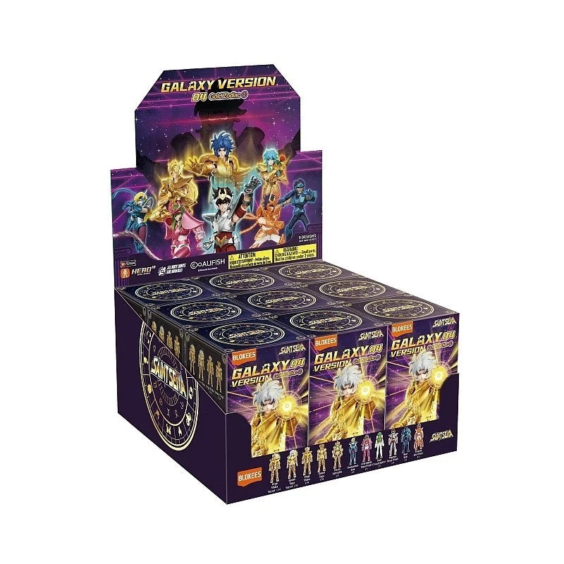Blokees - SAINT SEIYA Galaxy version 04 BLIND BOX 1 personaggio random 10 cm