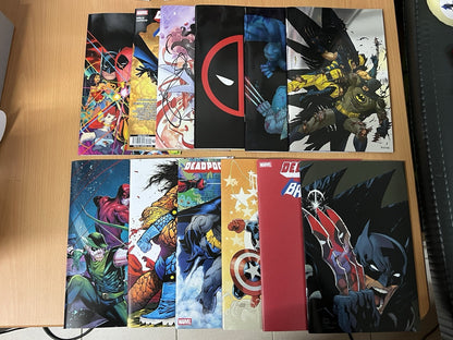 DEADPOOL / BATMAN 12pz Bundle completo Variant + Incentive fumetti DC - Panini