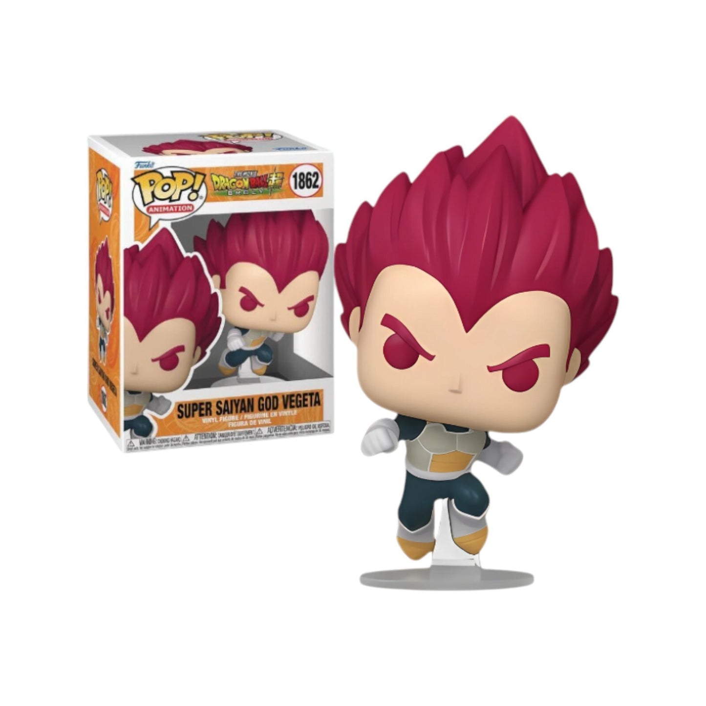 Funko Pop! Dragon Ball Super – Saiyan God Vegeta (Vinyl Figure 1862)