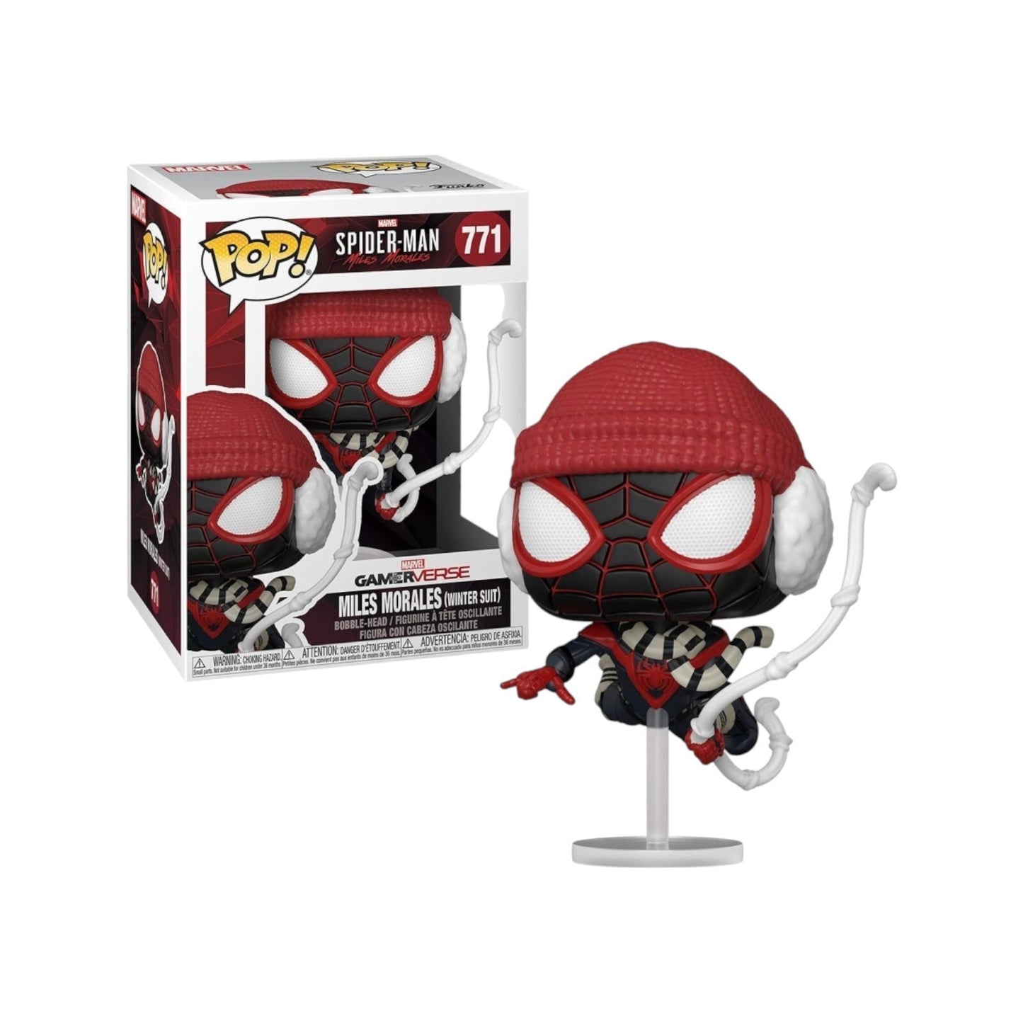 Funko Pop! Miles Morales Winter Suit #771 – Figura da Collezione