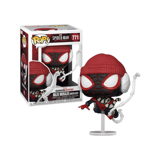 Funko Pop! Miles Morales Winter Suit #771 – Figura da Collezione