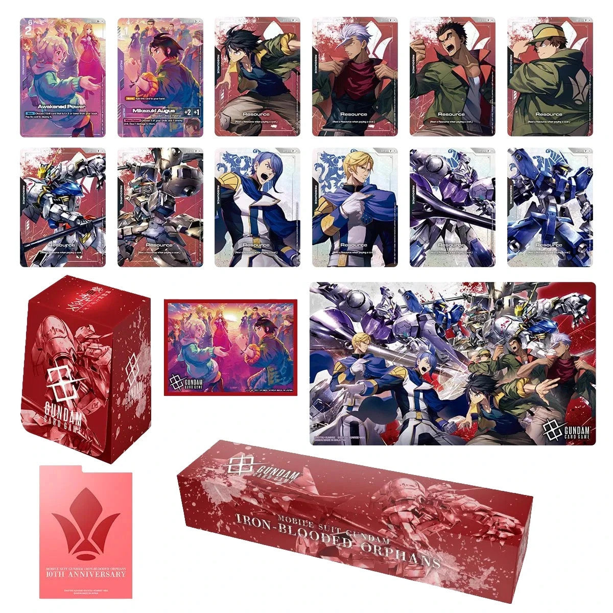 GUNDAM CARD GAME PREMIUM SET IRON-BLOODED ORPHANS BOX PB02 ENG
