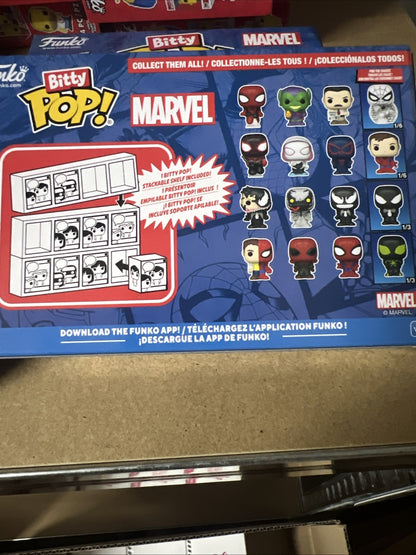 FUNKO BITTY POP 4 Pack Marvel Spider-Man Venom