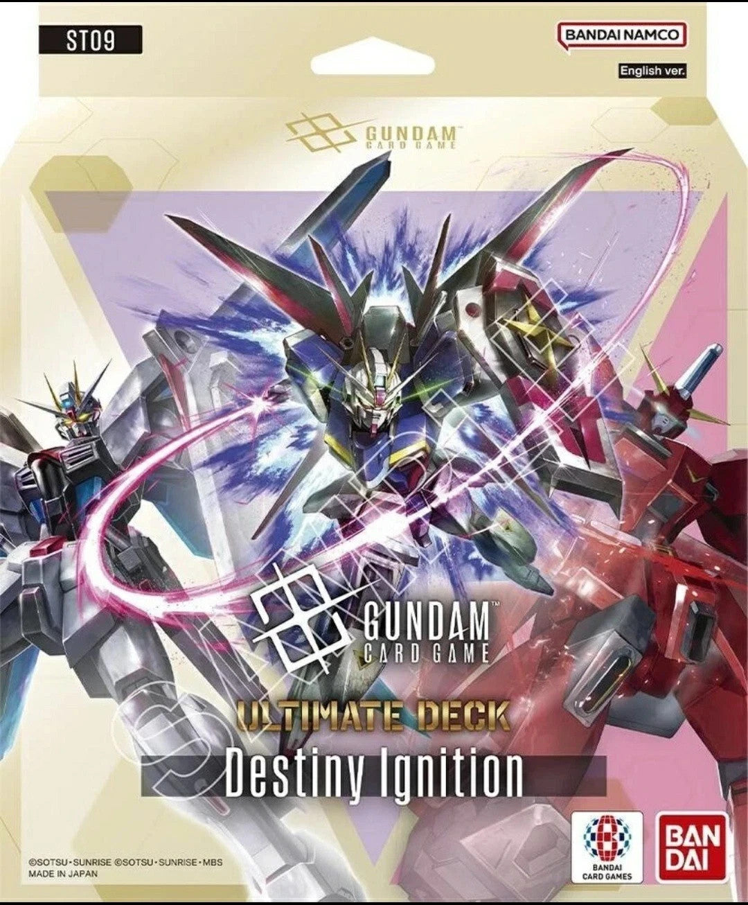 ENGLISH Gundam Destiny Ignition Ultimate Deck 01 [ST09]
