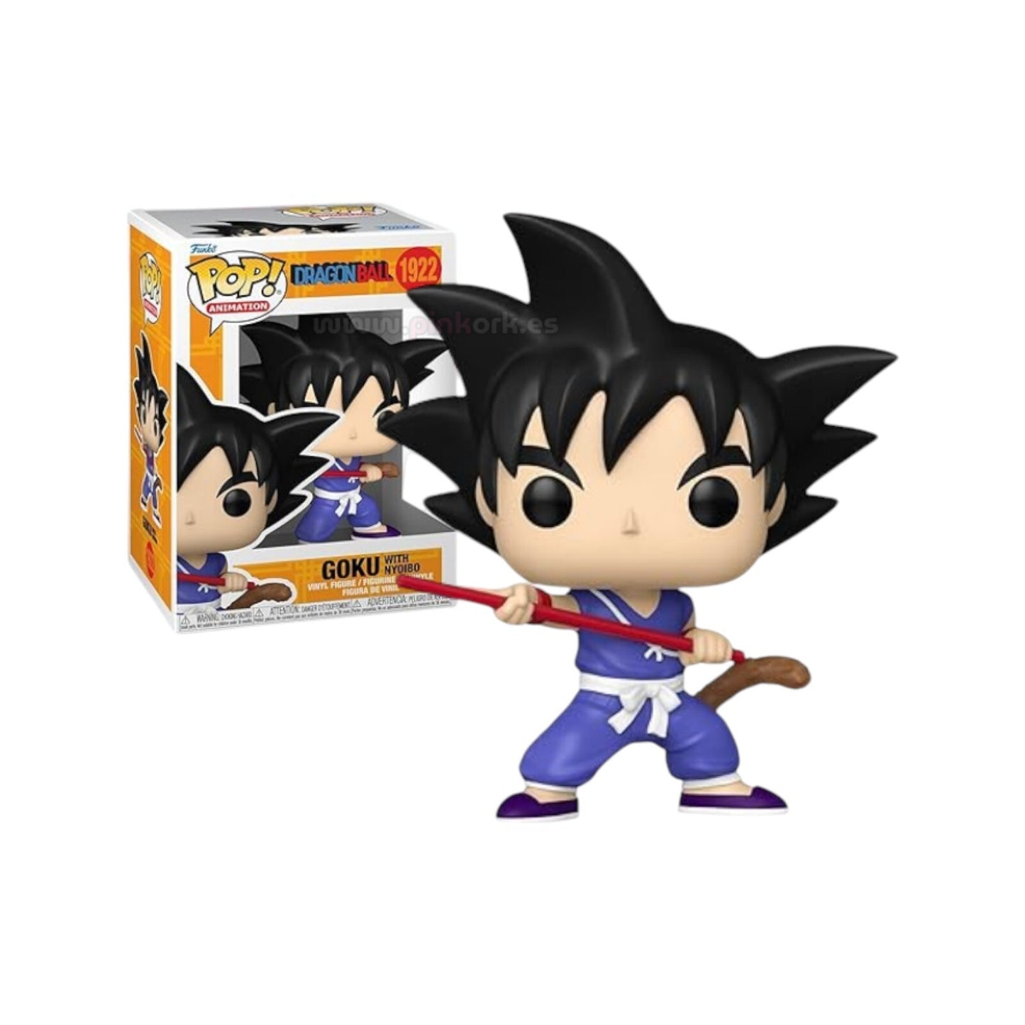 Dragon Ball Pop! Animation Vinyl Figure Goku with Nyoibo 9 cm #1922