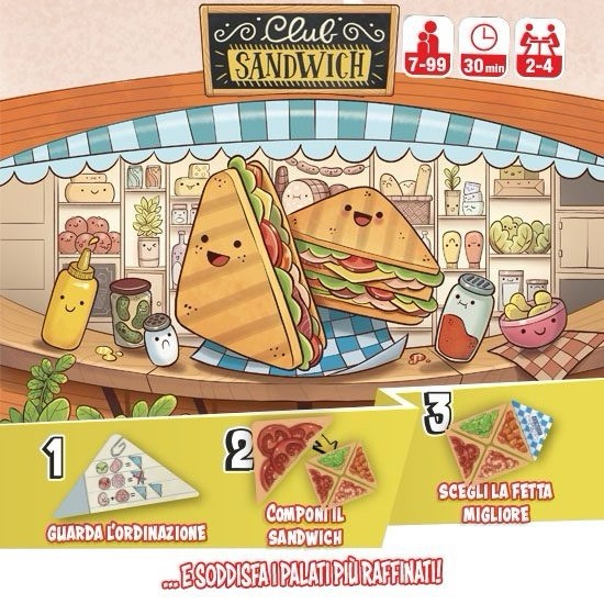 Club Sandwich Gioco da Tavolo In Italiano