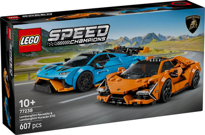 LEGO Speed Champions Lamborghini Revuelto & Huracán STO (77238)