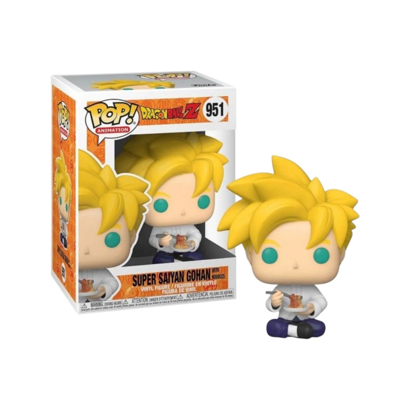 Funko Pop! Dragon Ball Z Gohan con Noodles #951 – Figura da Collezione