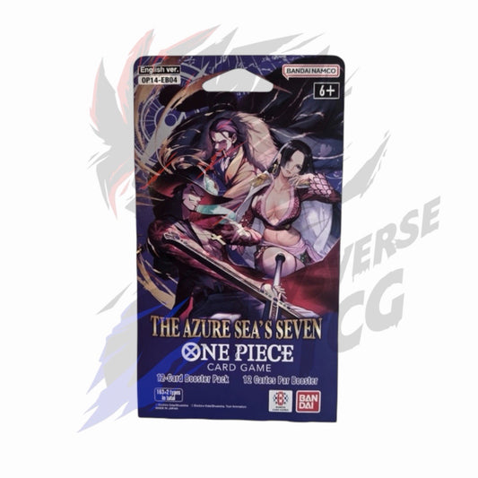 One Piece Card Game OP14-EB04 The Azure Sea's Seven PAPER SLEEVE ENG Sealed NEW