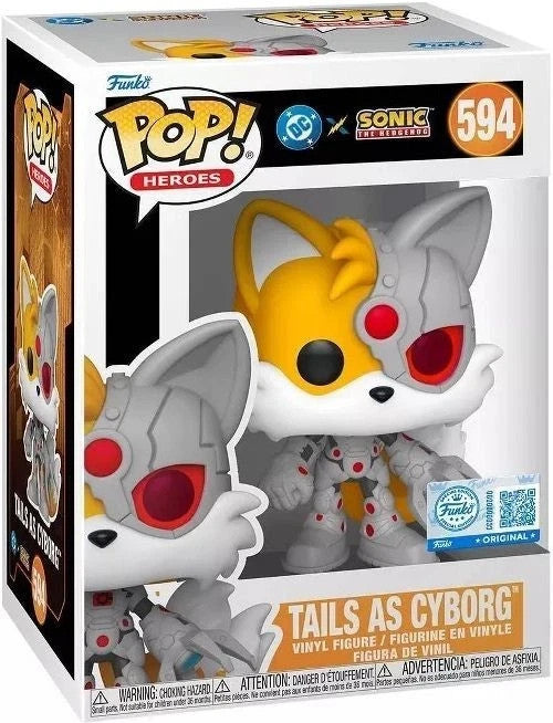 Merchandising Jla & Sonic: Funko Pop! Heroes - Tails/Cyborg (Vinyl Figure 594)