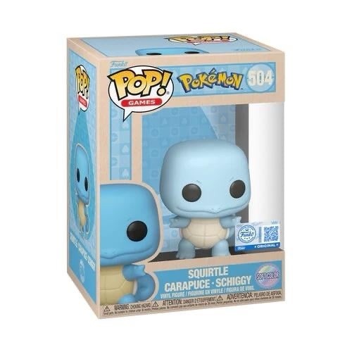 Funko Pop! Games Pokémon Squirtle Soft Color Vinyl Figure Special Edition Ex