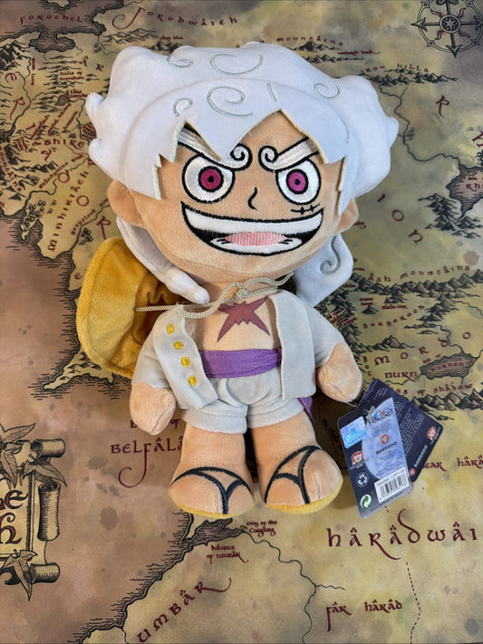 ONE PIECE Peluche LUFFY GEAR 5 GRANDE 30cm Edizione Limitata ORIGINALE Ufficiale