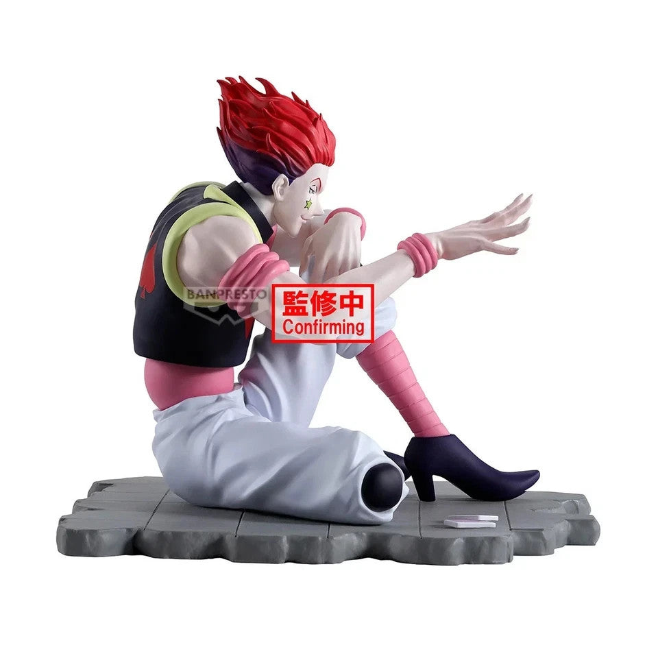 HUNTER X HUNTER STATUA HISOKA FIGURE BANPRESTO MEMORABLE SAGA 9 CM NUOVO