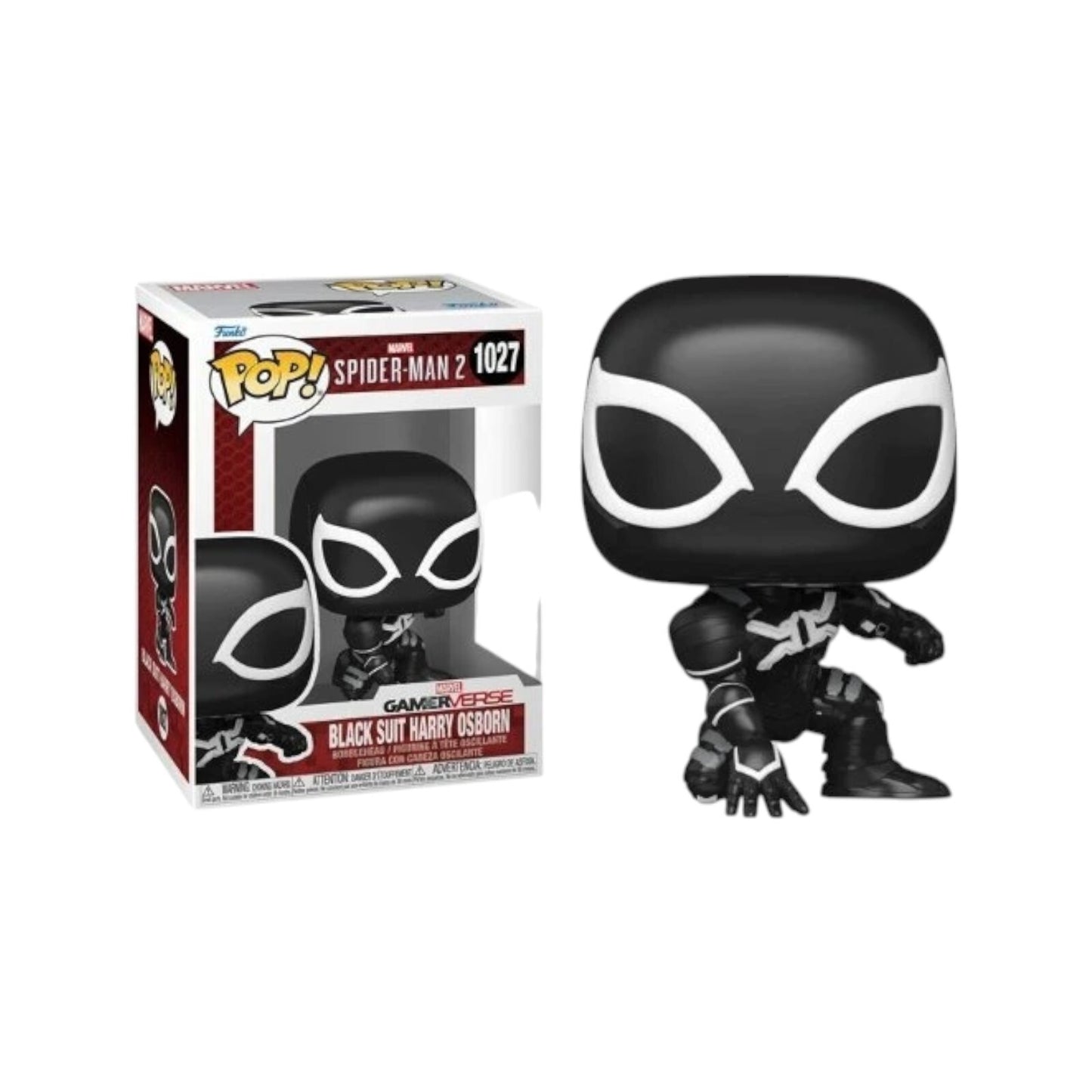 Funko Pop! Spider-Man 2 Harry Osborn Black Suit #1027 – Figura da Collezione