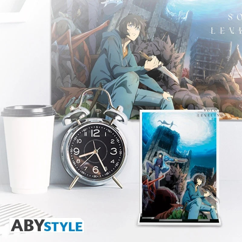 Solo Leveling Diorama XL Acrylfigur Anime Manga Manhwa Jinwoo Merch Deko Collect