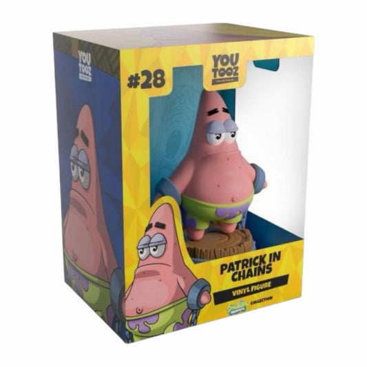 Spongebob Squarepants Vinile Figura Patrick In Chains 13 Cm Youtooz