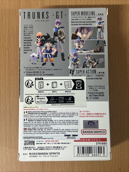 Trunks Dragon Ball GT S.H.Figuarts Bandai Originale – Action Figure 12 cm