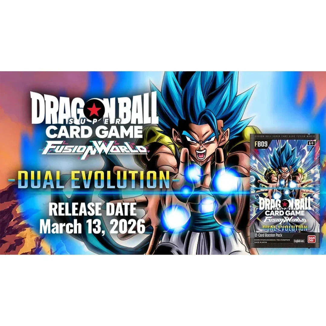 DRAGON BALL SUPER FUSION WORLD FB09 DUAL EVOLUTION BOOSTER BOX ENGLISH FB9 FB-09