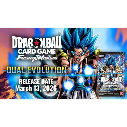 DRAGON BALL SUPER FUSION WORLD FB09 DUAL EVOLUTION BOOSTER BOX ENGLISH FB9 FB-09