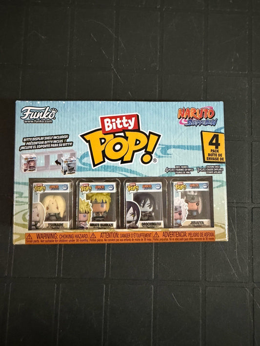 Bitty Pop! Naruto Shippuden - Minato Namikaze (team 2) 4 Pack