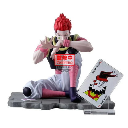 HUNTER X HUNTER STATUA HISOKA FIGURE BANPRESTO MEMORABLE SAGA 9 CM NUOVO