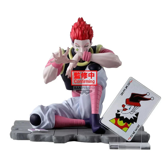 HUNTER X HUNTER STATUA HISOKA FIGURE BANPRESTO MEMORABLE SAGA 9 CM NUOVO