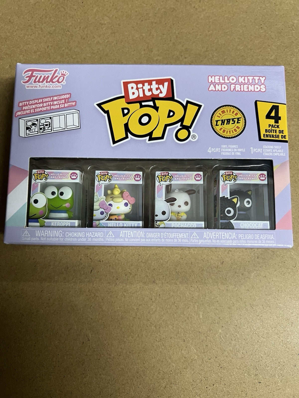 Funko Bitty POP! 4 Pack Hello Kitty & Friends Limited Chase Edition Sealed