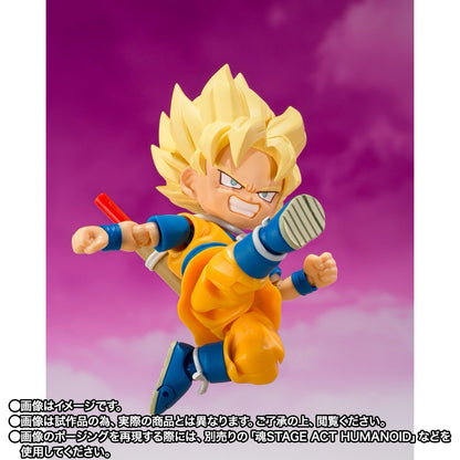 BANDAI S.H.FIGUARTS DRAGON BALL DAIMA MINI SUPER SAIYAN SSS GOKU SHF