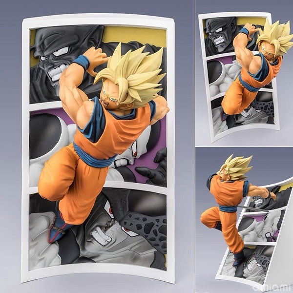 Bandai Figuarts Zero Dragon Ball Z Super Saiyan Son Goku Trail of Battles 22 cm
