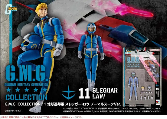 G.M.G COLLECTION 11 SLEGGAR LAW MEGAHOUSE NORMAL SUIT VER GUNDAM FIGURE NUOVO