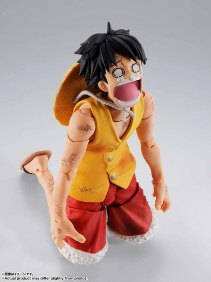 Bandai One Piece S.H.Figuarts Monkey D. Luffy Marineford 15 cm NUOVO IN STOCK