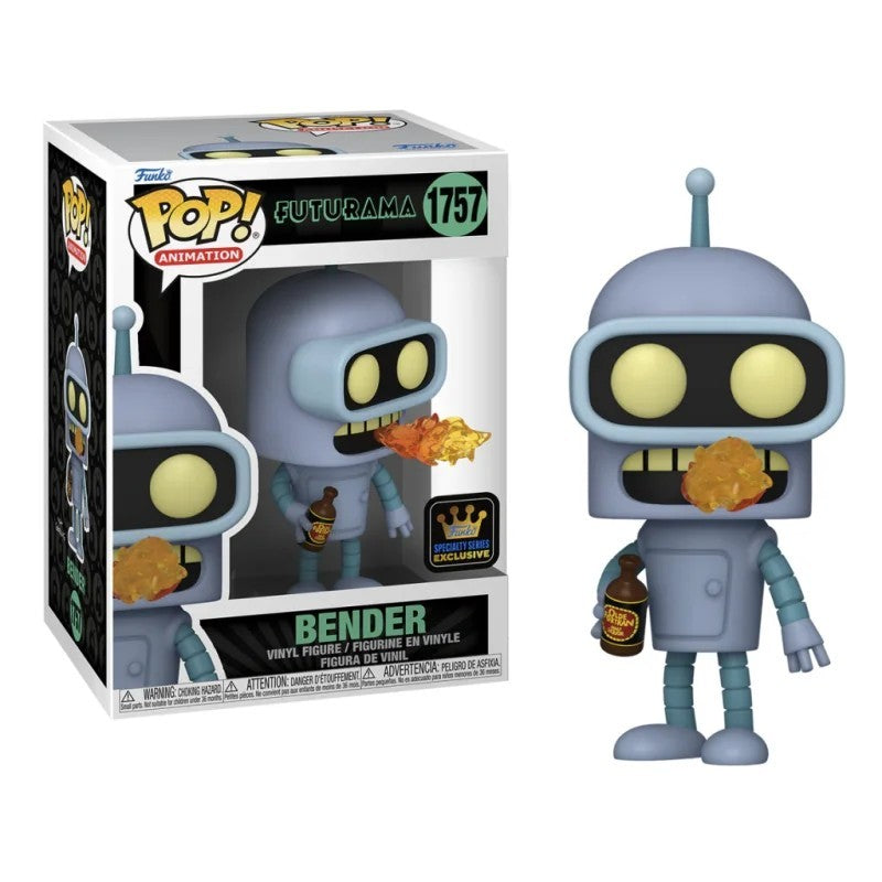 Funko Pop ! Animation Futurama (1757) Bender  Vinyl Figure Special Edition 9cm