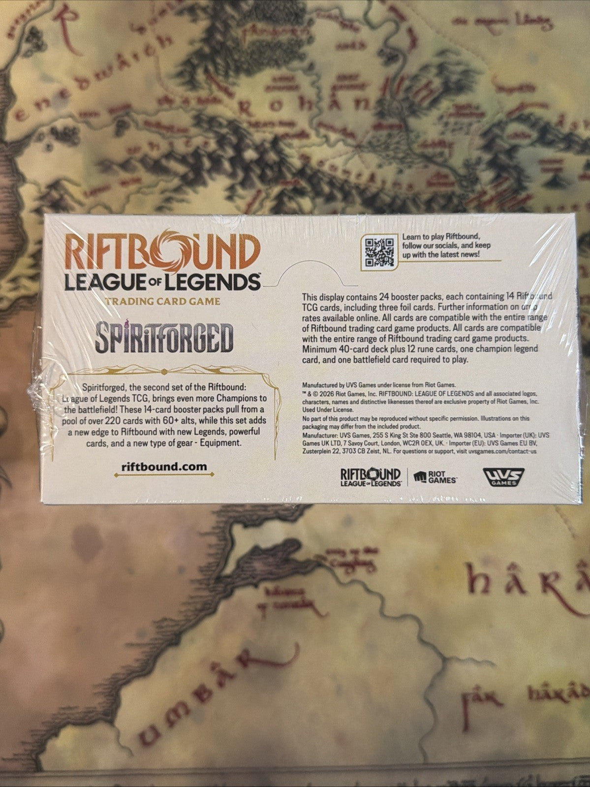 RIFTBOUND - League of Legends TCG: Spiritforged Booster Display Box Damaged