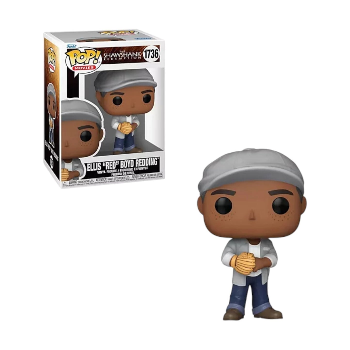 FUNKO POP! Movies: The Shawshank Redemption - Ellis 'Red' Boyd Redding [New Toy]
