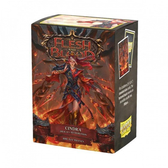 Dragon Shield Matte Art Sleeves- Cindra Dracal of Retribution (100)