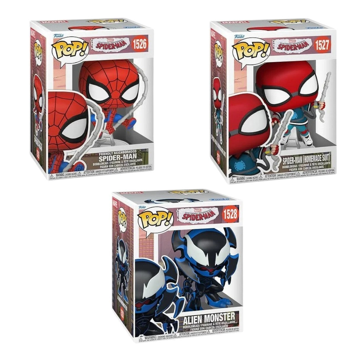 Your Friendly Neighborhood Spider-Man Pop! Figures single/complete pack