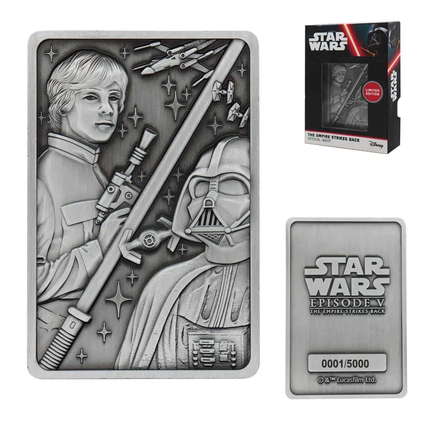 STAR WARS 5 - Luke & Darth Vader - Limited Edition NUOVO