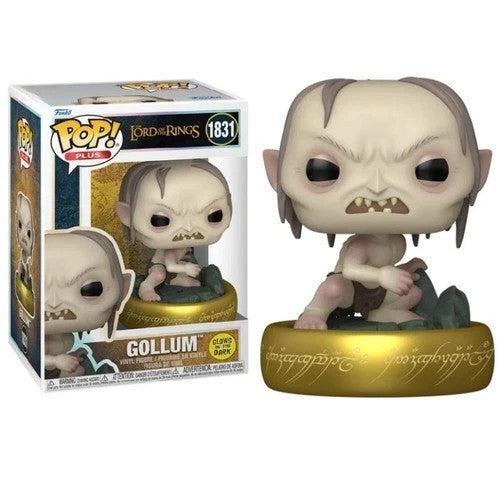 The Lord Of The Rings Gollum Funko Pop! Plus 1831 Figure 9cm Glows in the Dark