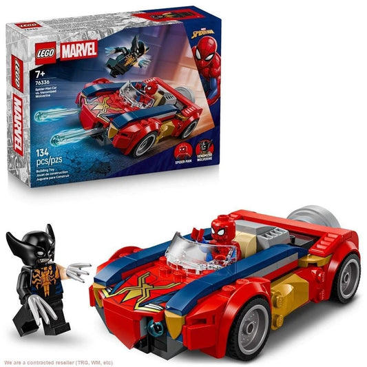 LEGO Marvel Spider-Man Car vs. Venomized Wolverine 76336