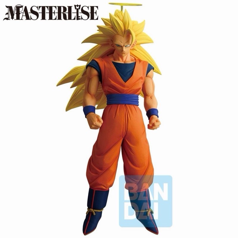 DRAGON BALL Z SUPER SAIYAN 3 SON GOKU SSJ3 FIGURE ICHIBANSHO MASTERLISE 25CM NEW