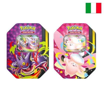 Pokemon Tin da Collezione Mega Chiarodiluna - Bundle 2Pz- ITALIANO