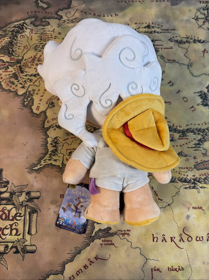 ONE PIECE Peluche LUFFY GEAR 5 GRANDE 30cm Edizione Limitata ORIGINALE Ufficiale