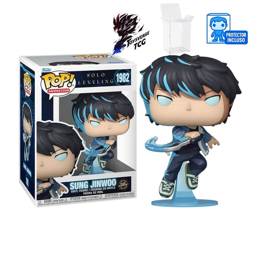 FUNKO POP! Animation 1982 Sung Jinwoo - SOLO LEVELING GLOW CHASE Limited Edition