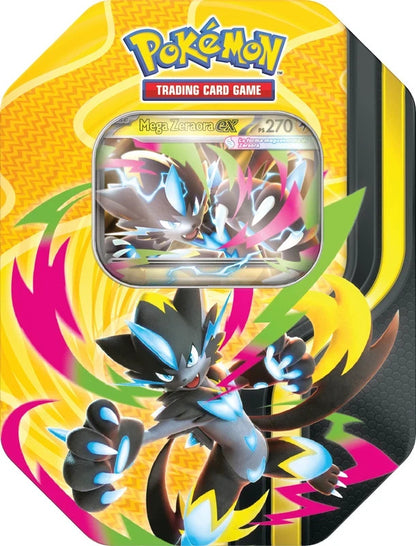 Pokemon Tin da Collezione Megaforze- Bundle 3Pz