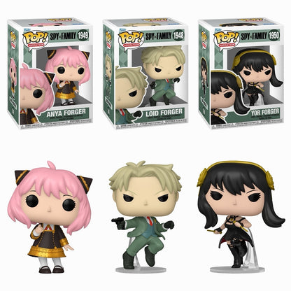 Funko POP ANIMATION Spy X Family Anya Yor Loid Forger COMPLETE PACK ( Foto )