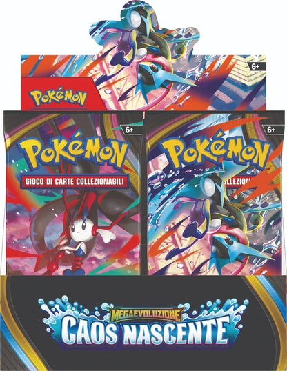 POKEMON CAOS NASCENTE BOX 36 BUSTINE ITA SIGILLATO